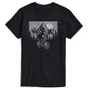 Licensed Character Men's Mountain Biker Scene Tee -Haggar Sales 5711330 Black