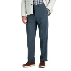 Men's Haggar® Premium-Comfort Plaid Classic-Fit Dress Pants