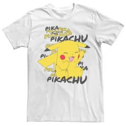 Licensed Character Men's Pokemon Laughing Pikachu Tee