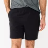 Men's Apt. 9® Premier Flex E-Waist 7-inch Shorts -Haggar Sales 5912302 Mineral Black