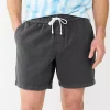 Men's Sonoma Goods For Life® 7" Everyday Textured Twill Pull-On Shorts -Haggar Sales 5975431 Dark Gray