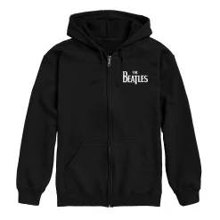 Licensed Character Men's The Beatles Zip Up Hoodie