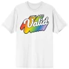 Licensed Character Men's Pride You Are Valid Tee -Haggar Sales 6017333
