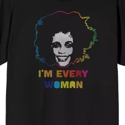 Licensed Character Men's Whitney Houston Every Woman Tee -Haggar Sales 6017341 ALT