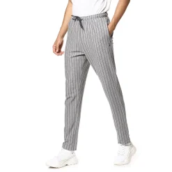 Campus Sutra Men Drawstring Trackpants