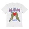 Licensed Character Men's Def Leppard Broken Heart Wings Tee -Haggar Sales 6121811