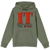 Licensed Character Men's It 1990 Movie Classic Logo Hoodie -Haggar Sales 6242463
