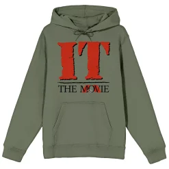 Licensed Character Men's It 1990 Movie Classic Logo Hoodie